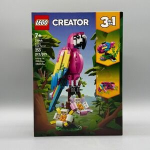 Lego #31144 Exotic Pink Parrot Creator 3-in-1 Retired Brand New Sealed